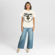 CENTRAL FLORIDA KNIGHTS YOU KNOW OUR NAME CLASSIC FIT COTTON BLEND CREWNECK TEE