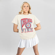 CHICAGO FIRE FC VICTORY PRIME CLASSIC FIT COTTON BLEND CREWNECK TEE