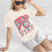 CHICAGO FIRE FC VICTORY PRIME CLASSIC FIT COTTON BLEND CREWNECK TEE