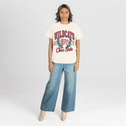 CHICO STATE WILDCATS RAISED ON VICTORY CLASSIC FIT COTTON BLEND CREWNECK TEE