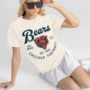 CHICAGO BEARS YOU KNOW OUR NAME CLASSIC FIT COTTON BLEND CREWNECK TEE