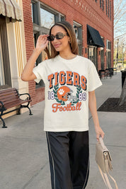 CLEMSON TIGERS RAISED ON VICTORY CLASSIC FIT COTTON BLEND CREWNECK TEE