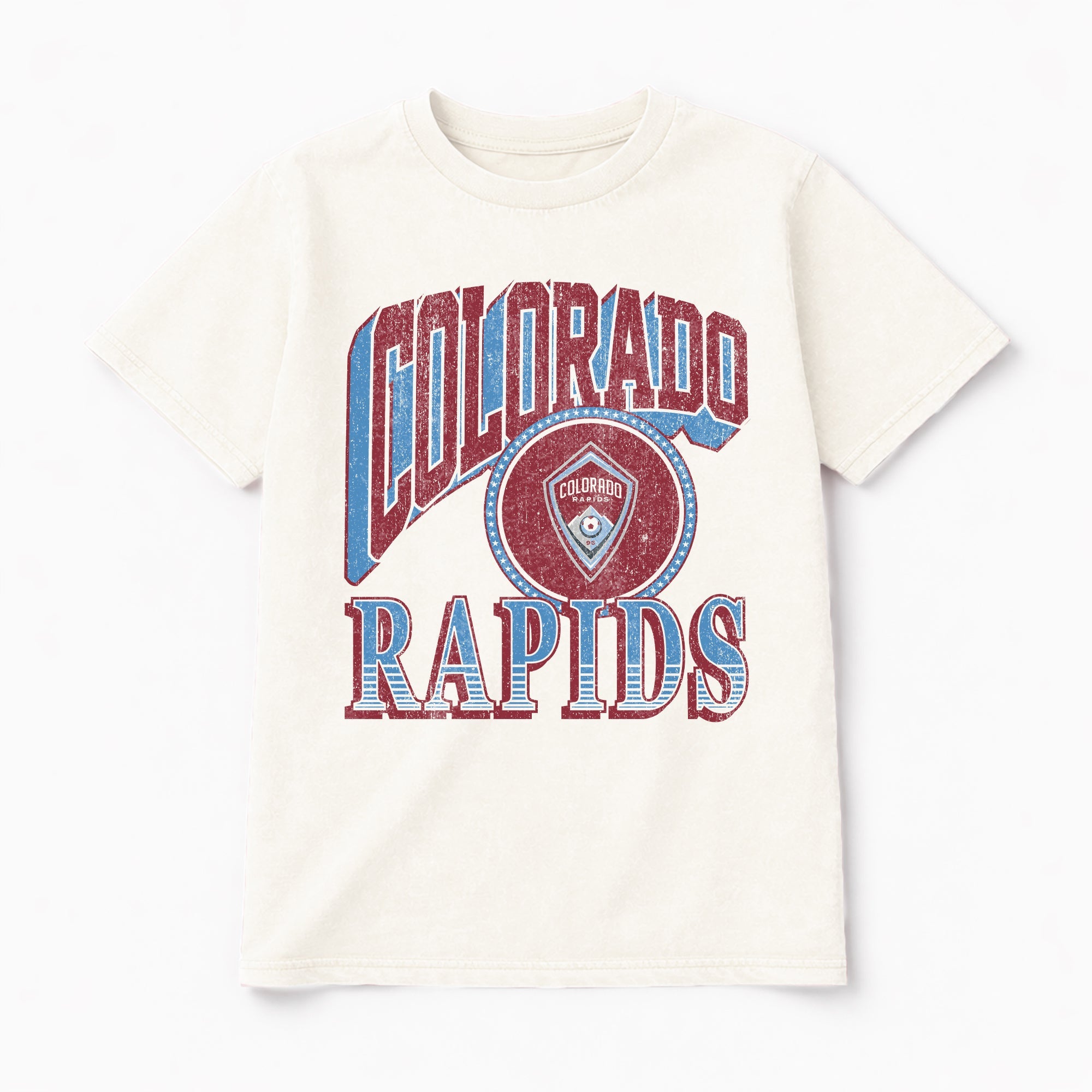 COLORADO RAPIDS VICTORY PRIME CLASSIC FIT COTTON BLEND CREWNECK TEE