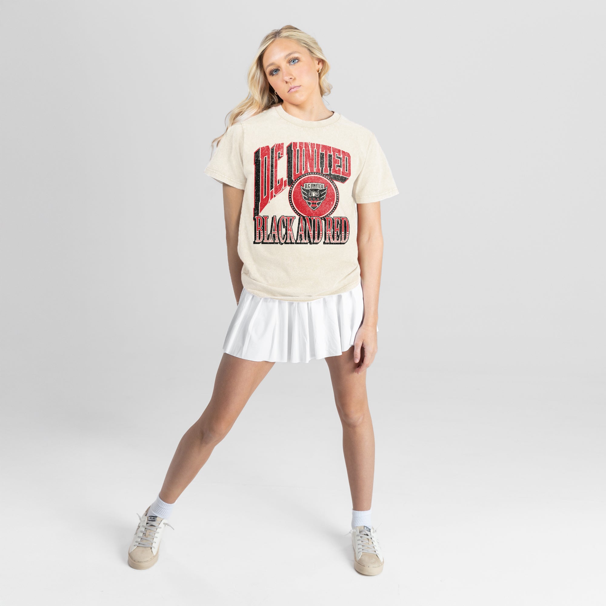 DC UNITED VICTORY PRIME CLASSIC FIT COTTON BLEND CREWNECK TEE