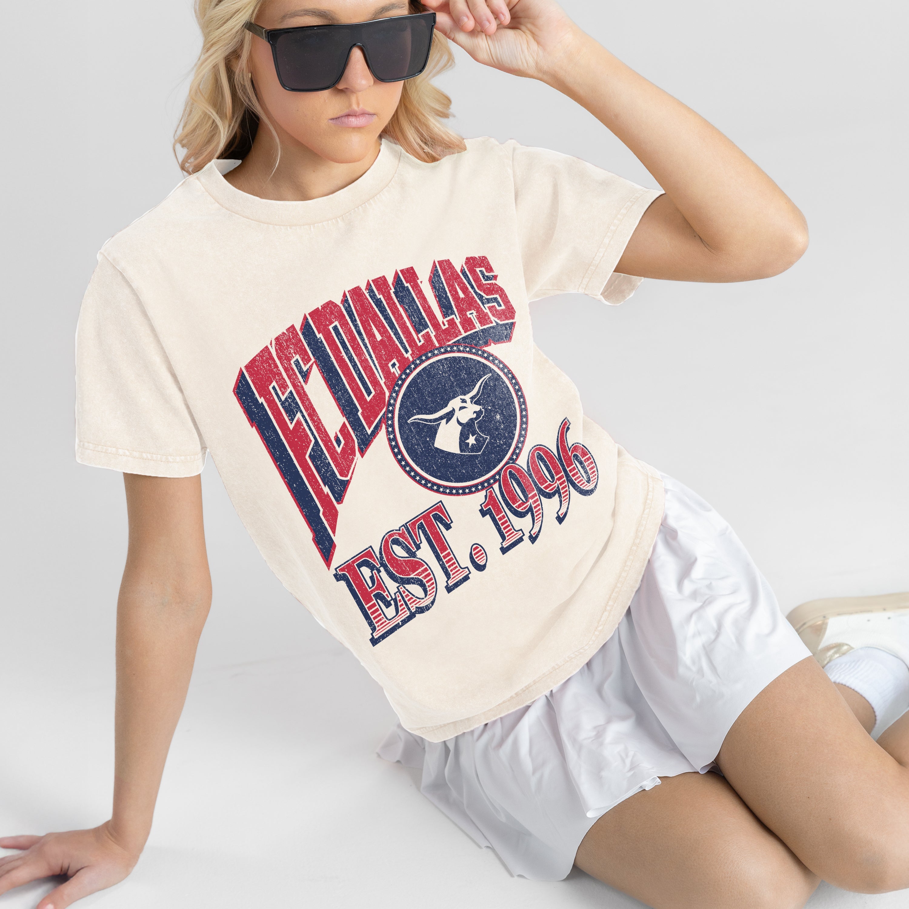 FC DALLAS VICTORY PRIME CLASSIC FIT COTTON BLEND CREWNECK TEE