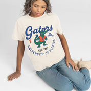 FLORIDA GATORS YOU KNOW OUR NAME CLASSIC FIT COTTON BLEND CREWNECK TEE