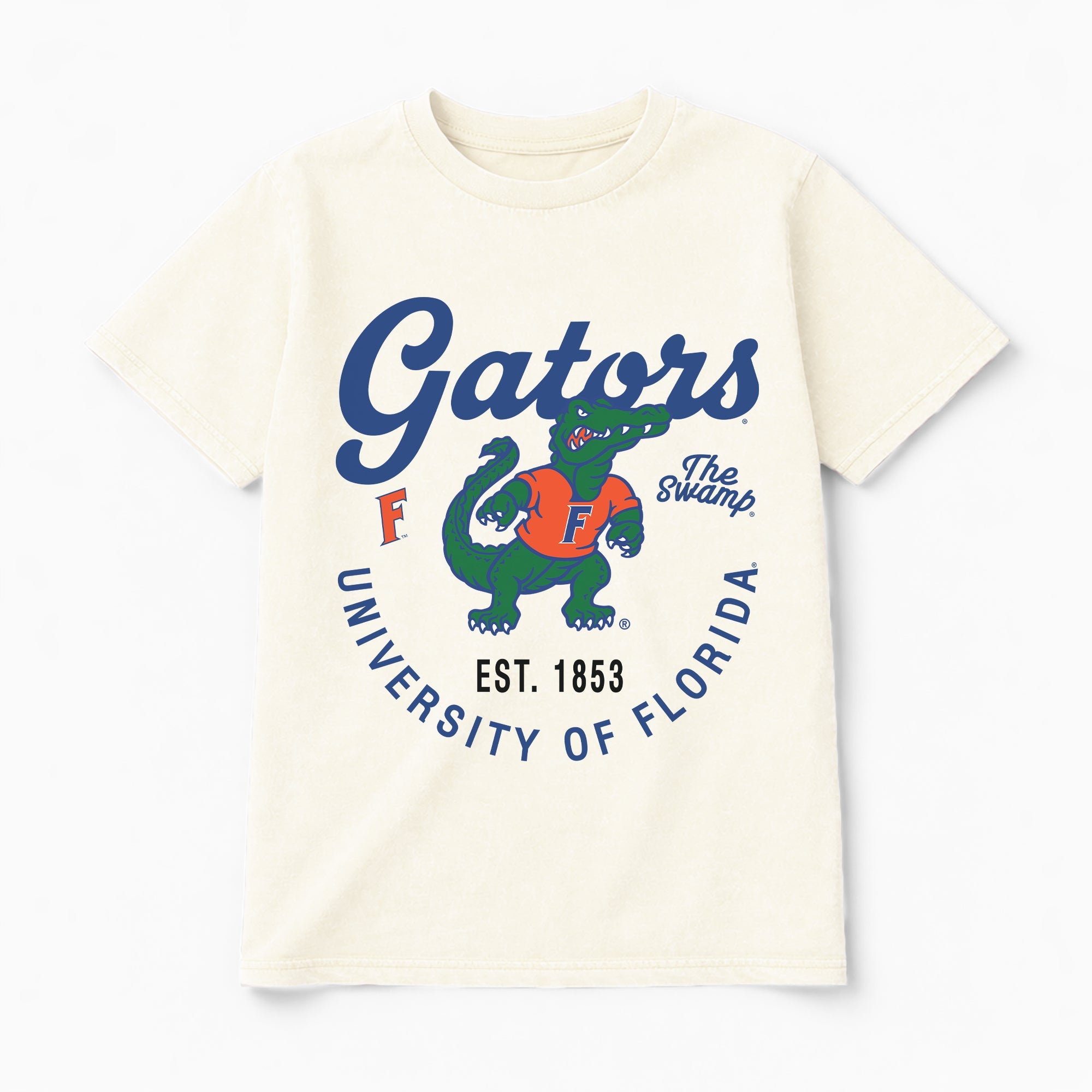 FLORIDA GATORS YOU KNOW OUR NAME CLASSIC FIT COTTON BLEND CREWNECK TEE