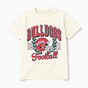 FRESNO STATE BULLDOGS RAISED ON VICTORY CLASSIC FIT COTTON BLEND CREWNECK TEE