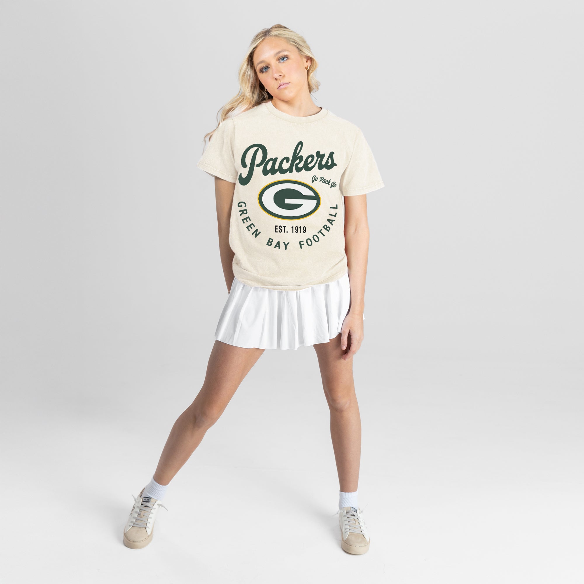 GREEN BAY PACKERS YOU KNOW OUR NAME CLASSIC FIT COTTON BLEND CREWNECK TEE