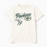 GREEN BAY PACKERS OLD SCHOOL CLASSIC FIT COTTON BLEND CREWNECK TEE