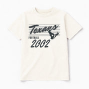 HOUSTON TEXANS OLD SCHOOL CLASSIC FIT COTTON BLEND CREWNECK TEE