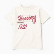 INDIANA HOOSIERS OLD SCHOOL CLASSIC FIT COTTON BLEND CREWNECK TEE