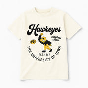 IOWA HAWKEYES YOU KNOW OUR NAME CLASSIC FIT COTTON BLEND CREWNECK TEE