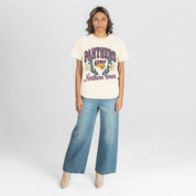 NORTHERN IOWA PANTHERS RAISED ON VICTORY CLASSIC FIT COTTON BLEND CREWNECK TEE