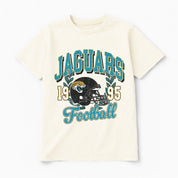 JACKSONVILLE JAGUARS RAISED ON VICTORY CLASSIC FIT COTTON BLEND CREWNECK TEE