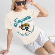 JACKSONVILLE JAGUARS YOU KNOW OUR NAME CLASSIC FIT COTTON BLEND CREWNECK TEE