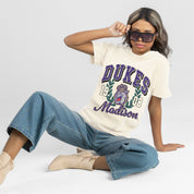 JAMES MADISON DUKES RAISED ON VICTORY CLASSIC FIT COTTON BLEND CREWNECK TEE