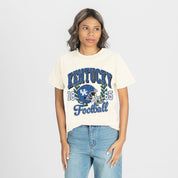 KENTUCKY WILDCATS RAISED ON VICTORY CLASSIC FIT COTTON BLEND CREWNECK TEE