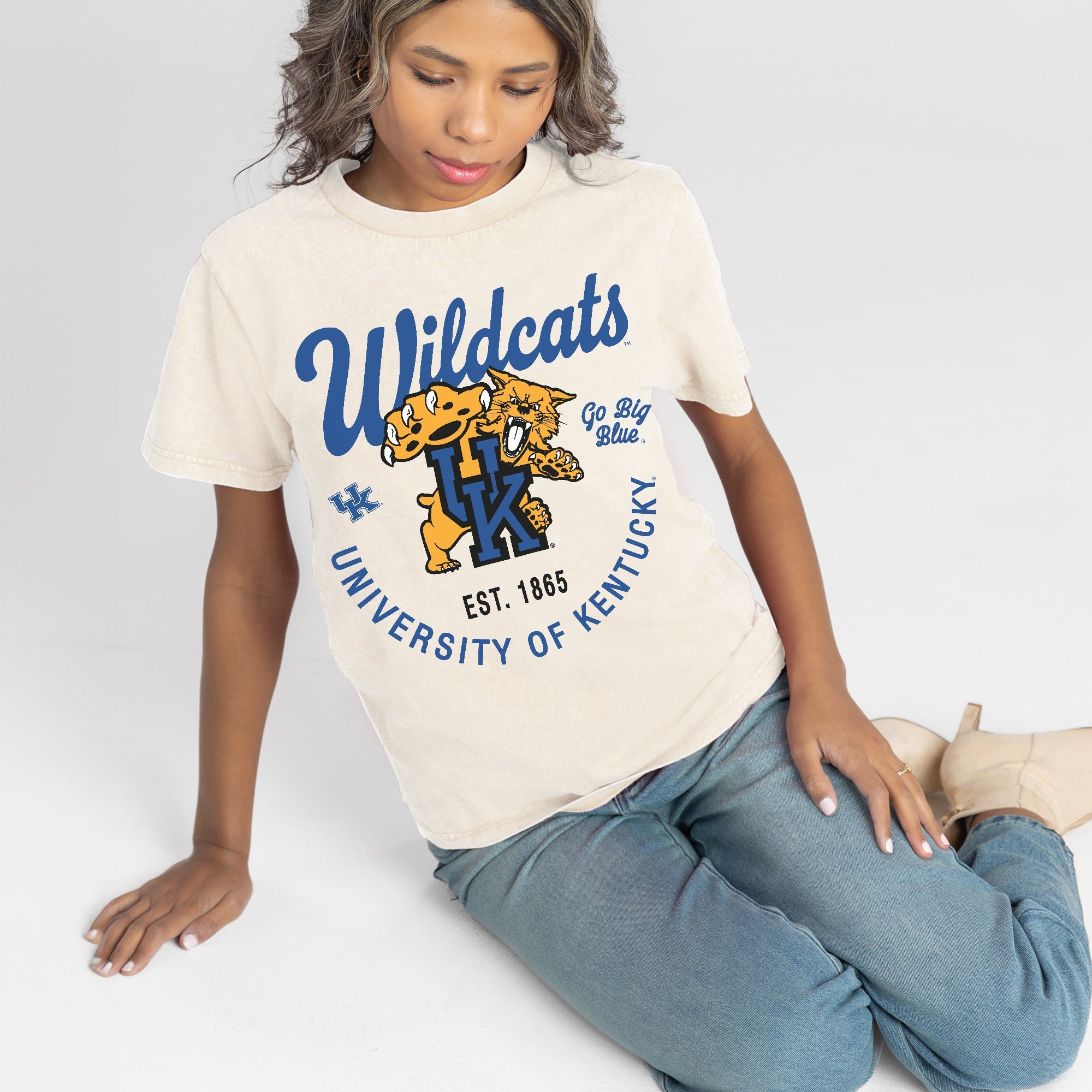 KENTUCKY WILDCATS YOU KNOW OUR NAME CLASSIC FIT COTTON BLEND CREWNECK TEE