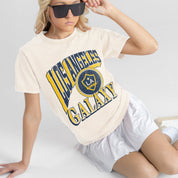 LOS ANGELES GALAXY VICTORY PRIME CLASSIC FIT COTTON BLEND CREWNECK TEE