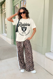 LAS VEGAS RAIDERS YOU KNOW OUR NAME CLASSIC FIT COTTON BLEND CREWNECK TEE