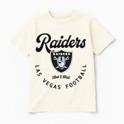 LAS VEGAS RAIDERS YOU KNOW OUR NAME CLASSIC FIT COTTON BLEND CREWNECK TEE
