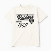 LAS VEGAS RAIDERS OLD SCHOOL CLASSIC FIT COTTON BLEND CREWNECK TEE