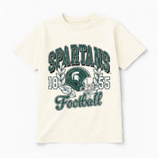 MICHIGAN STATE SPARTANS RAISED ON VICTORY CLASSIC FIT COTTON BLEND CREWNECK TEE