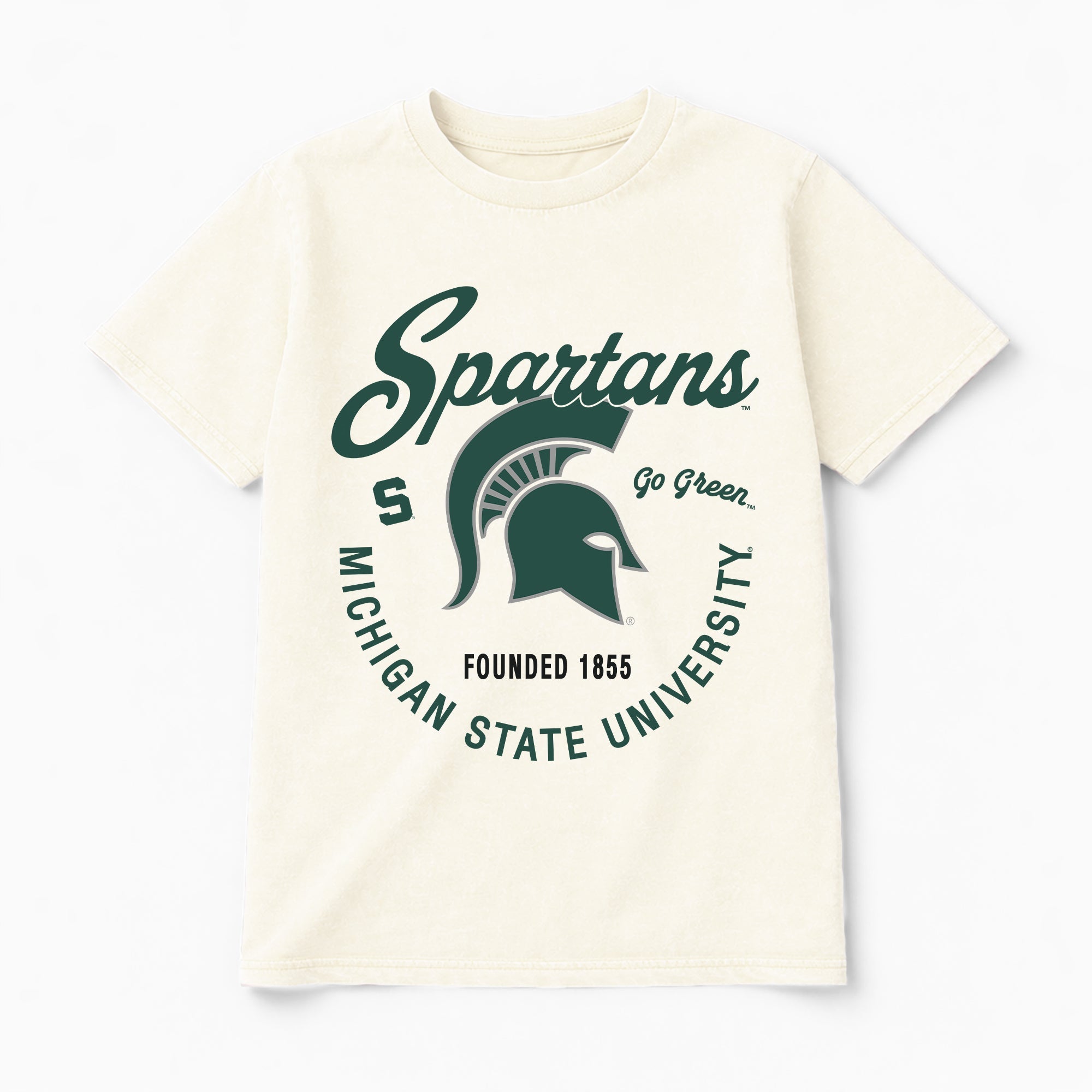 MICHIGAN STATE SPARTANS YOU KNOW OUR NAME CLASSIC FIT COTTON BLEND CREWNECK TEE
