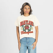 MARYLAND TERRAPINS RAISED ON VICTORY CLASSIC FIT COTTON BLEND CREWNECK TEE