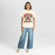 MARYLAND TERRAPINS RAISED ON VICTORY CLASSIC FIT COTTON BLEND CREWNECK TEE
