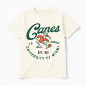 MIAMI HURRICANES YOU KNOW OUR NAME CLASSIC FIT COTTON BLEND CREWNECK TEE
