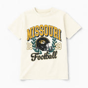 MISSOURI TIGERS RAISED ON VICTORY CLASSIC FIT COTTON BLEND CREWNECK TEE