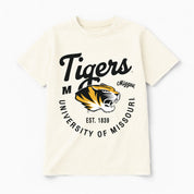MISSOURI TIGERS YOU KNOW OUR NAME CLASSIC FIT COTTON BLEND CREWNECK TEE