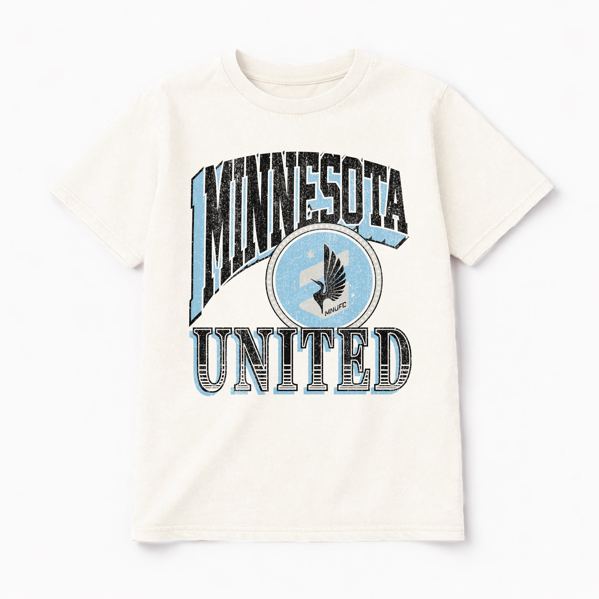 MINNESOTA UNITED VICTORY PRIME CLASSIC FIT COTTON BLEND CREWNECK TEE