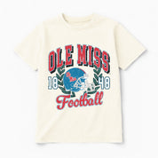 OLE MISS REBELS RAISED ON VICTORY CLASSIC FIT COTTON BLEND CREWNECK TEE
