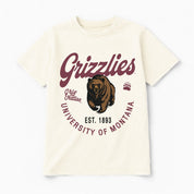 MONTANA GRIZZLIES YOU KNOW OUR NAME CLASSIC FIT COTTON BLEND CREWNECK TEE