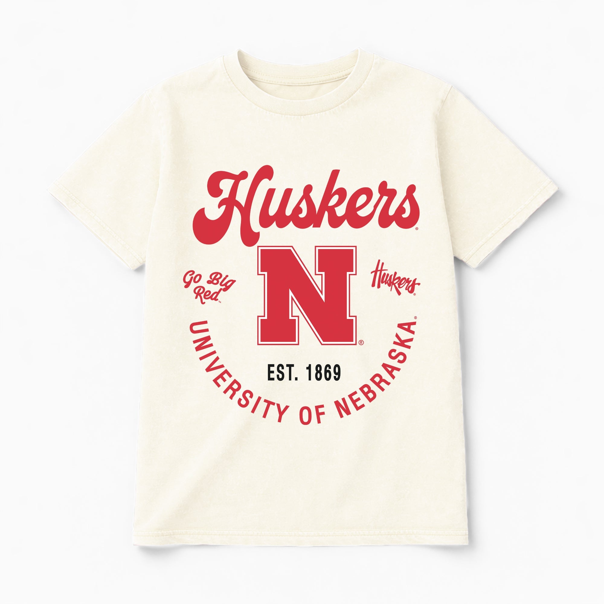 NEBRASKA CORNHUSKERS YOU KNOW OUR NAME CLASSIC FIT COTTON BLEND CREWNECK TEE