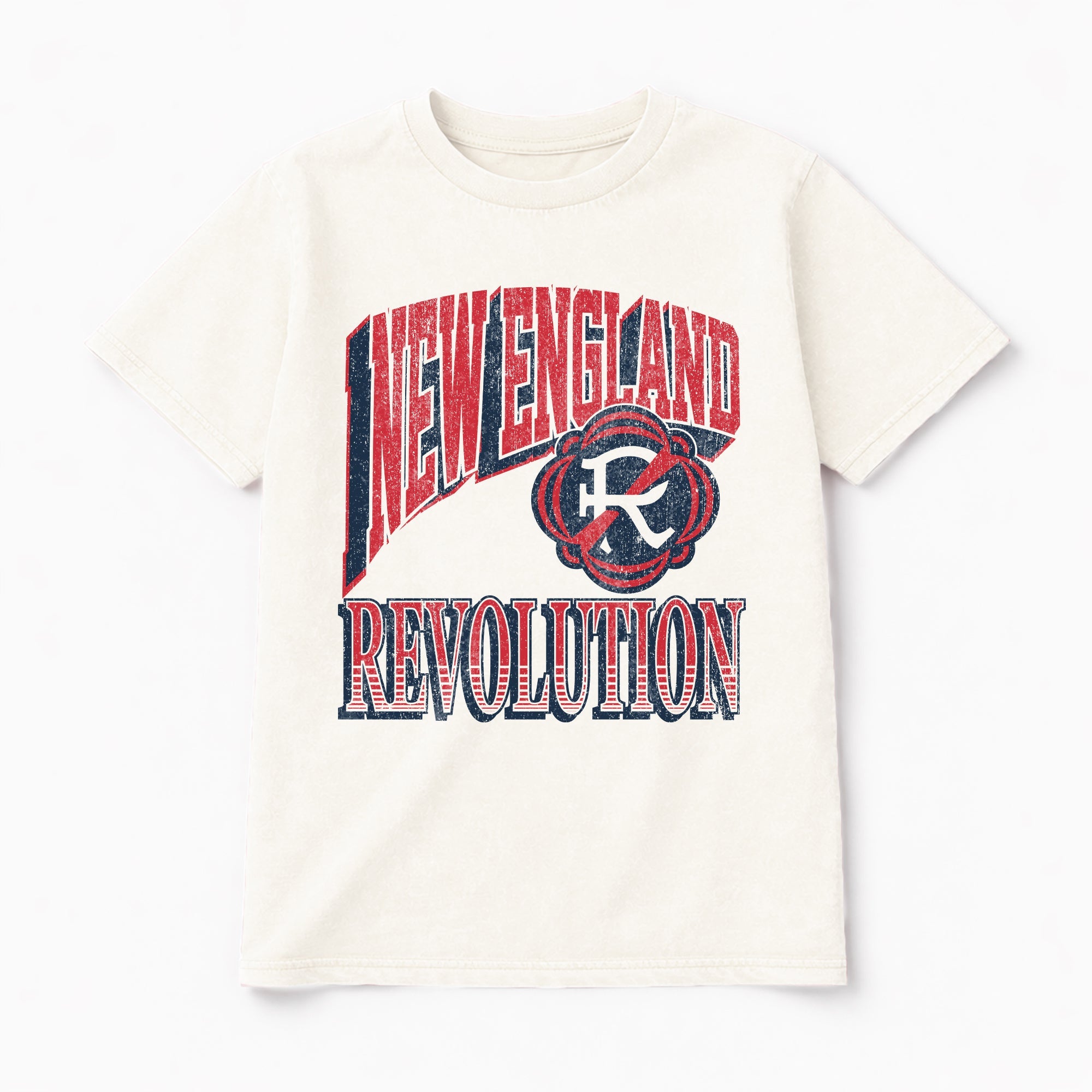 NEW ENGLAND REVOLUTION VICTORY PRIME CLASSIC FIT COTTON BLEND CREWNECK TEE