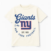 NEW YORK GIANTS YOU KNOW OUR NAME CLASSIC FIT COTTON BLEND CREWNECK TEE