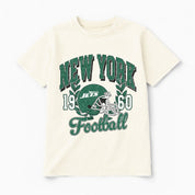 NEW YORK JETS RAISED ON VICTORY CLASSIC FIT COTTON BLEND CREWNECK TEE