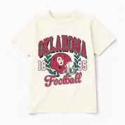 OKLAHOMA SOONERS RAISED ON VICTORY CLASSIC FIT COTTON BLEND CREWNECK TEE