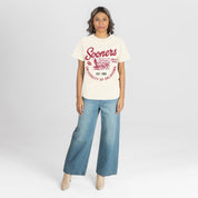 OKLAHOMA SOONERS YOU KNOW OUR NAME CLASSIC FIT COTTON BLEND CREWNECK TEE