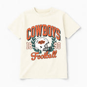 OKLAHOMA STATE COWBOYS RAISED ON VICTORY CLASSIC FIT COTTON BLEND CREWNECK TEE