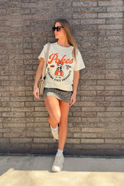 OKLAHOMA STATE COWBOYS YOU KNOW OUR NAME CLASSIC FIT COTTON BLEND CREWNECK TEE