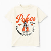 OKLAHOMA STATE COWBOYS YOU KNOW OUR NAME CLASSIC FIT COTTON BLEND CREWNECK TEE