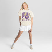 ORLANDO CITY SC VICTORY PRIME CLASSIC FIT COTTON BLEND CREWNECK TEE
