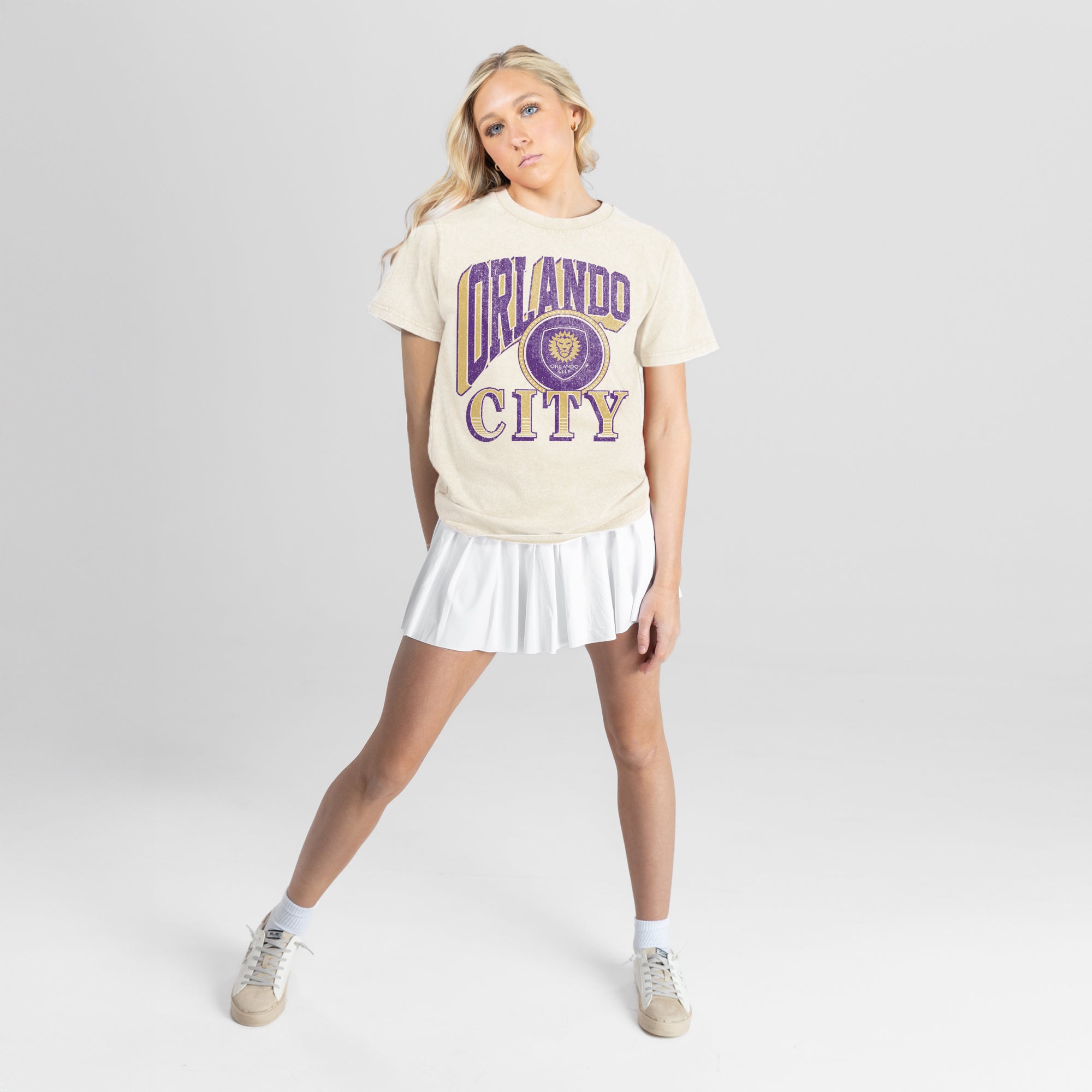 ORLANDO CITY SC VICTORY PRIME CLASSIC FIT COTTON BLEND CREWNECK TEE