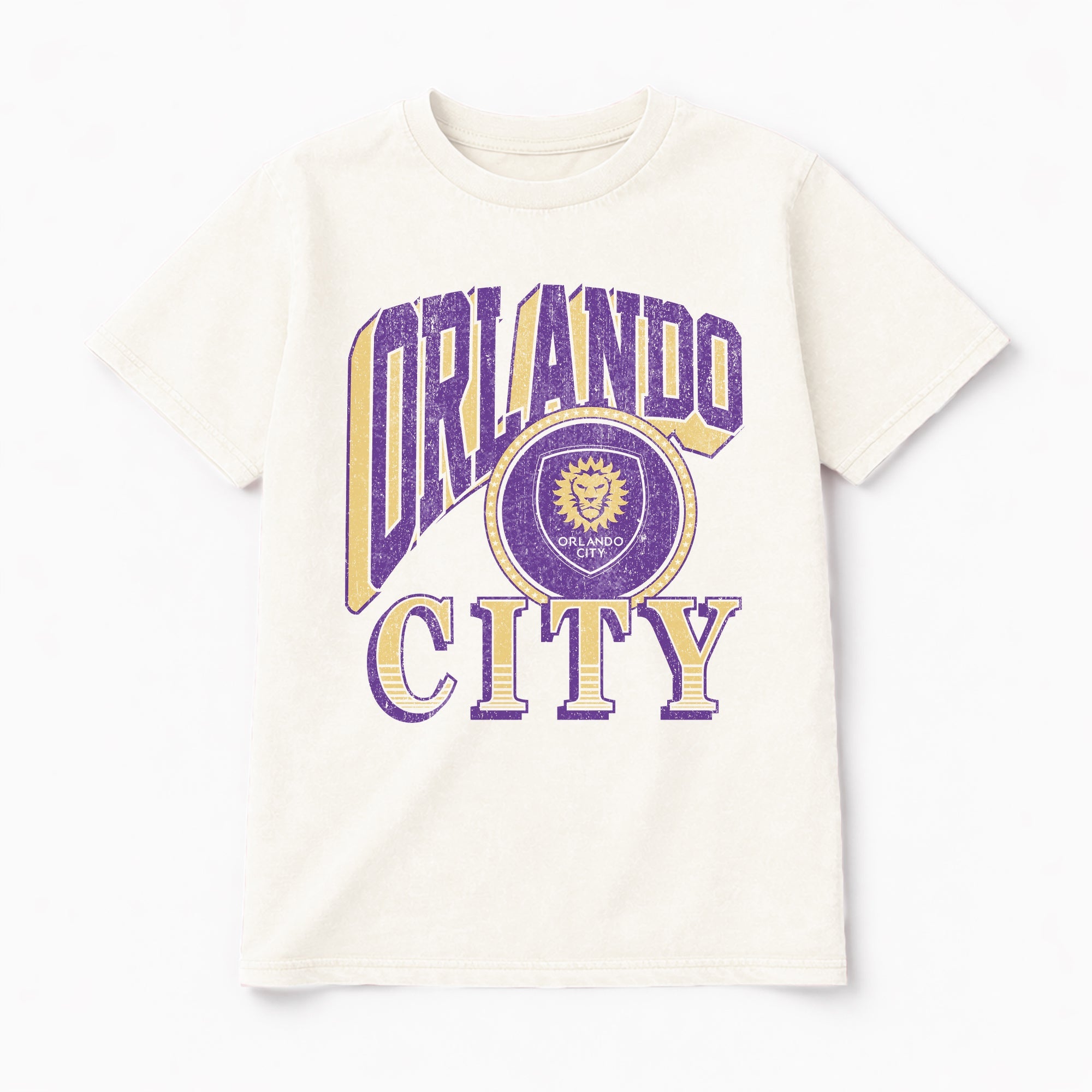 ORLANDO CITY SC VICTORY PRIME CLASSIC FIT COTTON BLEND CREWNECK TEE