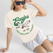PHILADELPHIA EAGLES YOU KNOW OUR NAME CLASSIC FIT COTTON BLEND CREWNECK TEE